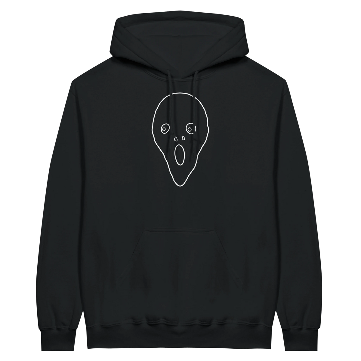 The Scream — Outline Hoodie by WRYKIND